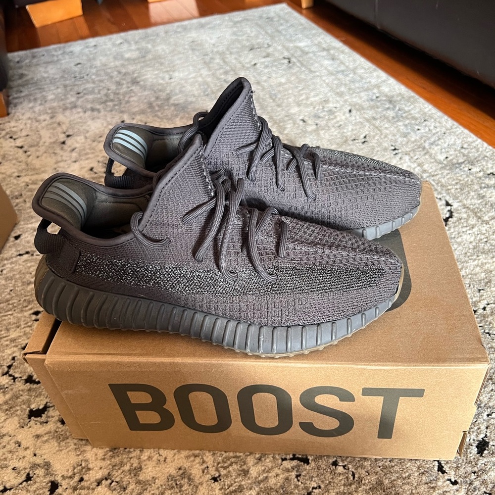 Adidas Men's Black Yeezy Boost Sneakers